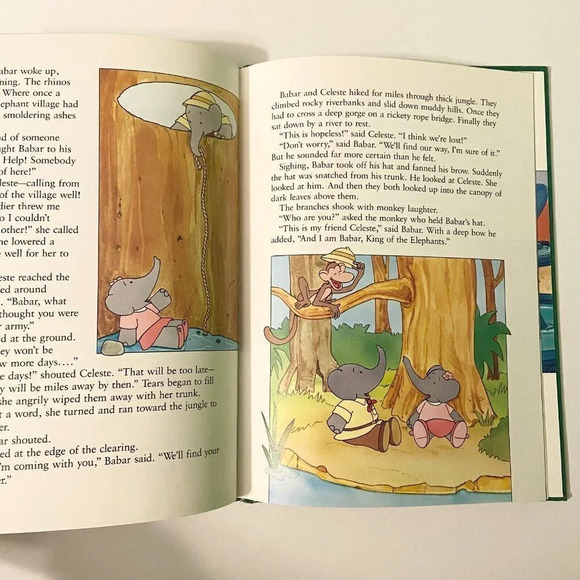 Vintage 1989 Babar The Movie Storybook  by Cathy East Dubowski Random House - Picture 11 of 13